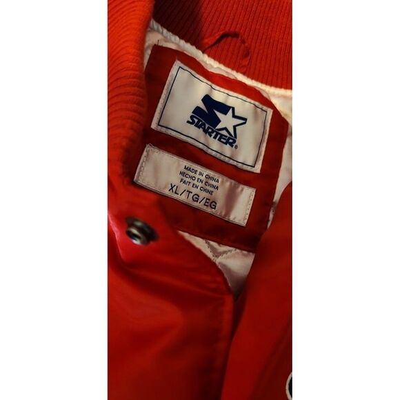 Starter MLB Angels Anaheim jacket Red New Size XL - Picture 7 of 9